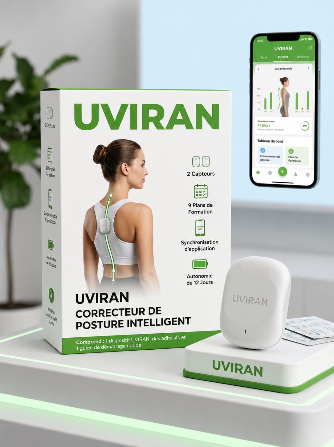 UVIRAN Posture-Pro - correcteur de posture